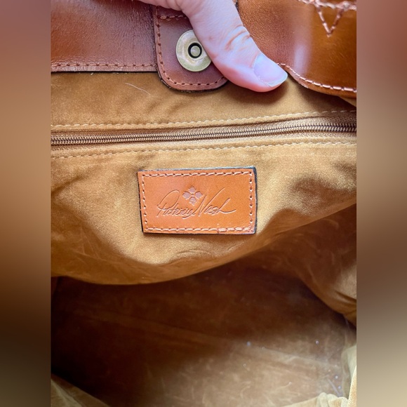 Rose Patricia Nash Tote | 100% Leather | Designer | Excellent Used Condition - Picture 10 of 13